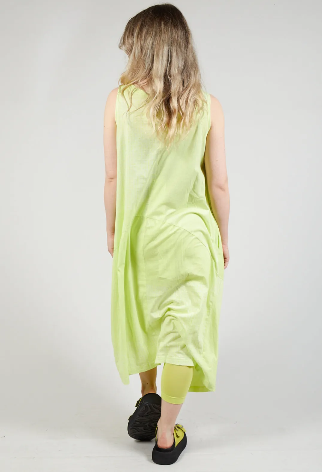 Rundholz Black Label Dresses^Draped Sleeveless Jersey Dress in Sun Print