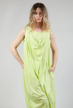Rundholz Black Label Dresses^Draped Sleeveless Jersey Dress in Sun Print