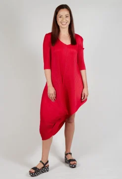 Alquema Dresses^Draper Dress in Red