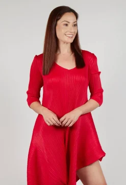 Alquema Dresses^Draper Dress in Red