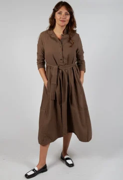 Hannoh Wessel Dresses^Dress Dalia in Brown