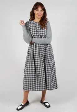 Hannoh Wessel Dresses^Dress Dea in Grey Check