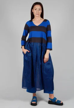 Traces of Me Dresses^Dress Maxy Vichy Amparo Blue in Blue