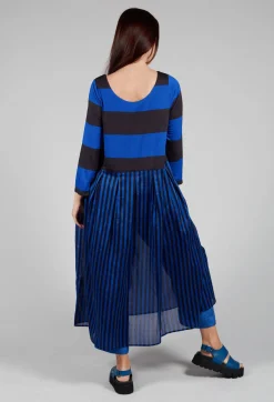 Traces of Me Dresses^Dress Maxy Vichy Amparo Blue in Blue