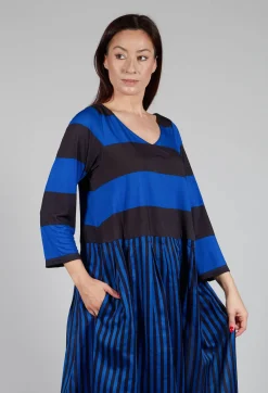 Traces of Me Dresses^Dress Maxy Vichy Amparo Blue in Blue