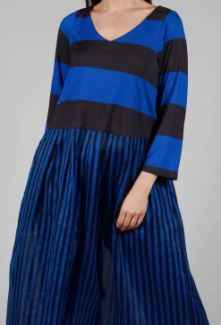 Traces of Me Dresses^Dress Maxy Vichy Amparo Blue in Blue