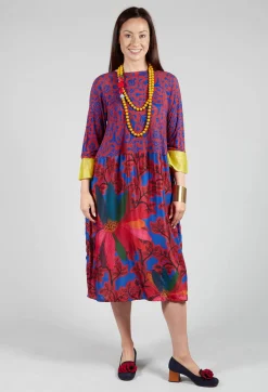 Traces of Me Dresses^Dress Poppy Classic and Cuffs Blossom in Red