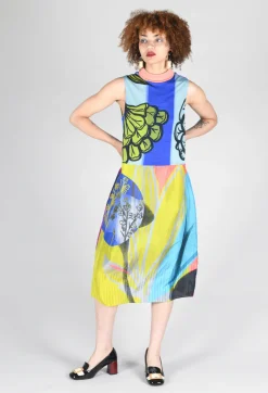 Traces of Me Dresses^Dress Poppy Turtle Neck Sleeveless Plage in Blue