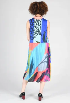 Traces of Me Dresses^Dress Poppy Turtle Neck Sleeveless Plage in Blue