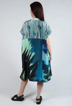 Traces of Me Dresses^Dress Selkie Black Dongo in Blue