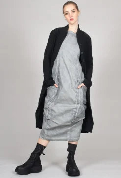 Rundholz Dip Dresses^Dress with Bleached Stitching in Pencil Cloud