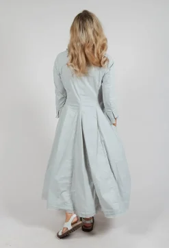 Rundholz Black Label Dresses^Dress with Mesh Detail Hems in Grey