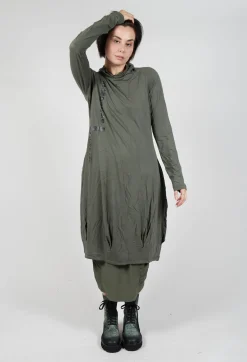 Rundholz Black Label Dresses^Dress with Placed Print in Camp Shiny Print