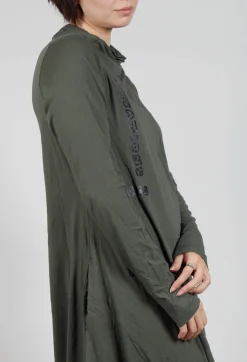 Rundholz Black Label Dresses^Dress with Placed Print in Camp Shiny Print