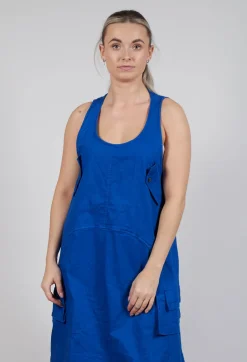 Rundholz Dip Dresses^Drop Armhole Dress with Pull Toggle Hemline in Royal