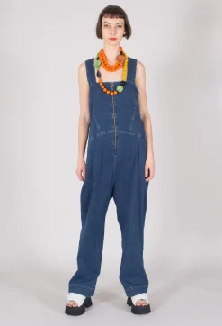 Elli Jumpsuits^Drop Crotch Denim Jumpsuit in Blue