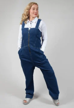 Elli Jumpsuits^Drop Crotch Denim Jumpsuit in Blue