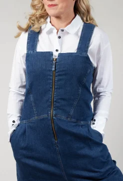 Elli Jumpsuits^Drop Crotch Denim Jumpsuit in Blue