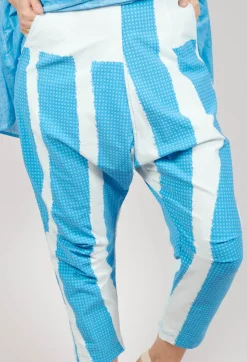 Rundholz Black Label Trousers^Drop Crotch Pull On Trousers in Malibu Print
