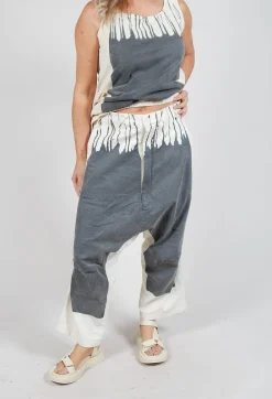 Rundholz Mainline Trousers^Drop Crotch Trousers in Asteroid Paint