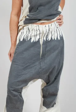 Rundholz Mainline Trousers^Drop Crotch Trousers in Asteroid Paint
