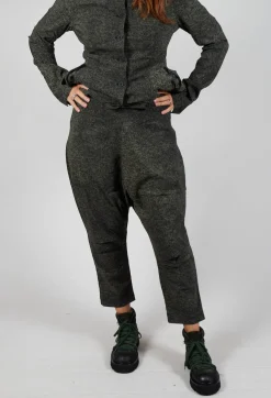 Rundholz Black Label Trousers^Drop Crotch Trousers in Camp Print