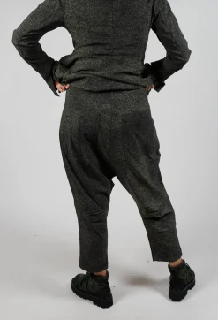 Rundholz Black Label Trousers^Drop Crotch Trousers in Camp Print