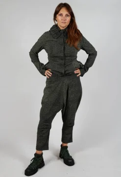 Rundholz Black Label Trousers^Drop Crotch Trousers in Camp Print