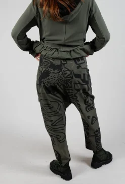Rundholz Black Label Trousers^Drop Crotch Trousers in Camp Big Print