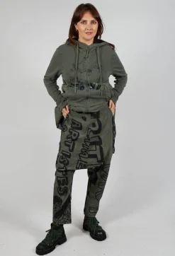 Rundholz Black Label Trousers^Drop Crotch Trousers in Camp Big Print
