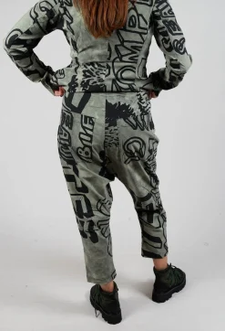 Rundholz Black Label Trousers^Drop Crotch Trousers in Defender Big Print
