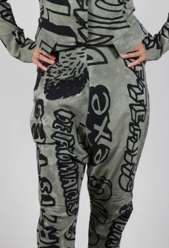 Rundholz Black Label Trousers^Drop Crotch Trousers in Defender Big Print