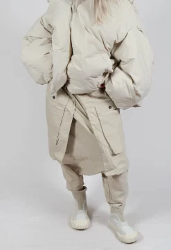 Rundholz Dip Trousers^Drop Crotch Trousers with Statement Pockets in Eraser