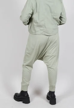 Rundholz Black Label Trousers^Drop Crotch Trousers with Exposed Seams in Defender