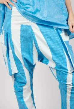 Rundholz Black Label Trousers^Drop Crotch Trousers with Feature Pockets in Malibu Print