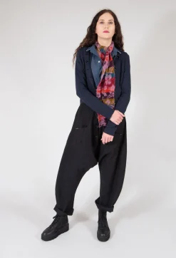Marc Point Jumpsuits^Dropcrotch Jumpsuit with Contrasting Fabric in Navy and Black