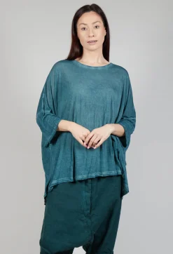 Rundholz Mainline Tops^Drop-Shoulder Flow Blouse in Tulip Cloud
