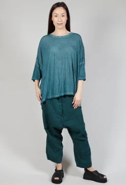 Rundholz Mainline Tops^Drop-Shoulder Flow Blouse in Tulip Cloud