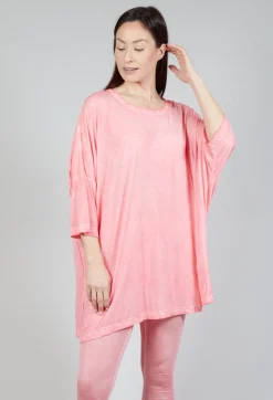 Rundholz Mainline Tops^Drop-Shoulder Flow Blouse in Rose 50% Cloud