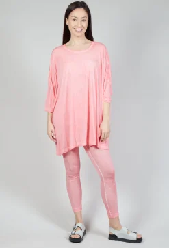 Rundholz Mainline Tops^Drop-Shoulder Flow Blouse in Rose 50% Cloud