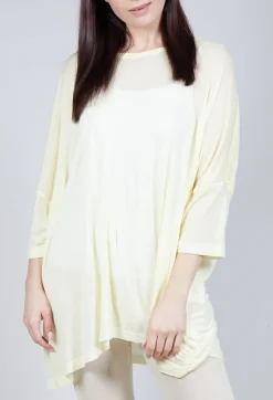 Rundholz Mainline Tops^Drop-Shoulder Flow Blouse in Lilly 50% Cloud
