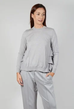 Mei Meij Jumpers^Dual Fabric Jumper in Perla