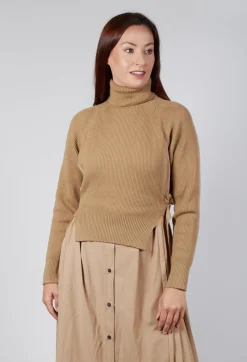 Mei Meij Dresses^Dual Jumper Shirt Dress in Camel