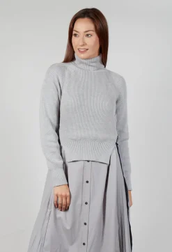 Mei Meij Cardigans^Dual Jumper Shirt Dress in Perla