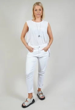 Pluslavie Jeans^Easy Jeans in White