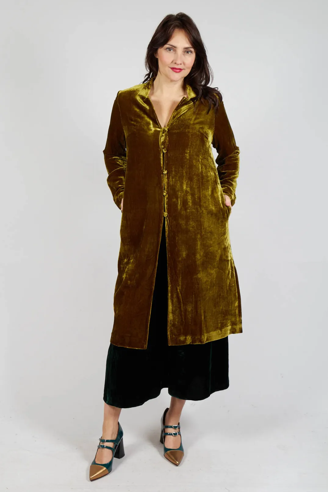 Bianco Levrin Coats^Edda Coat in Moss