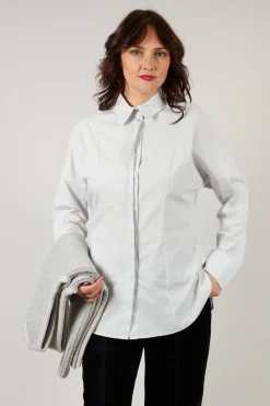 Annette Gortz Tops^Edi Blouse in Fog