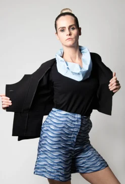 Xenia Design Shorts^Edig Shorts in Grey Blue