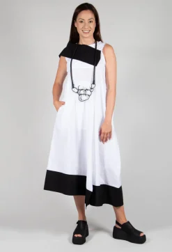 Xenia Design Dresses^ELAN1 Dress in White with Black