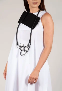 Xenia Design Dresses^ELAN1 Dress in White with Black